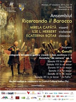 27.11 Sonate de vioară și bas în Biserica Piaristă