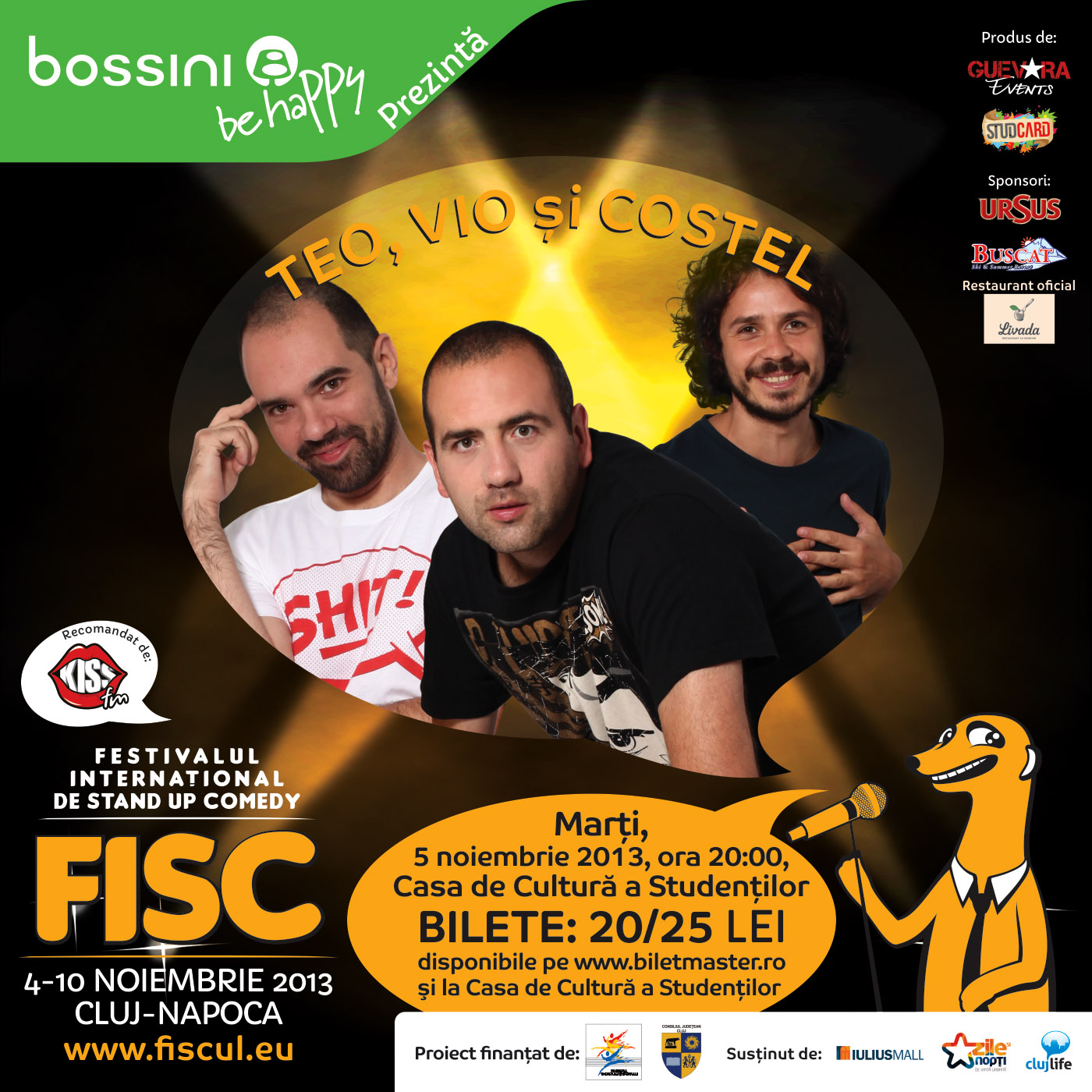 VIDEO Festivalul Internațional de Stand Up Comedy. Să râdem cu Vio