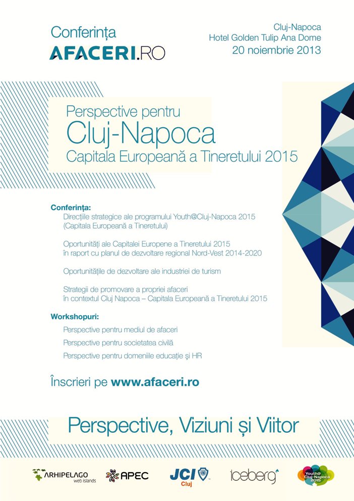 20.11 – Conferinta Afaceri.ro – Perspective pentru Cluj-Napoca 2015