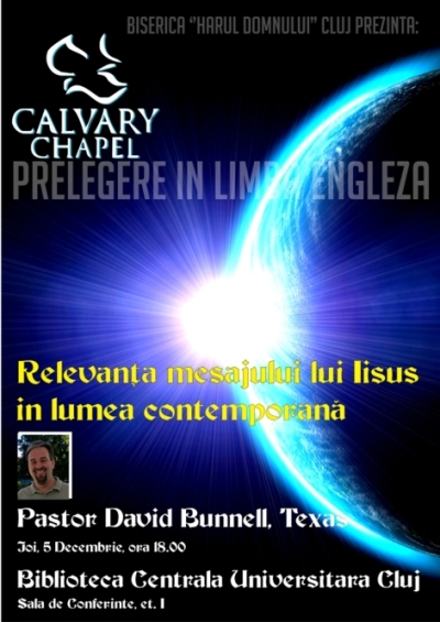 5.12 – Prelegerea Relevanta mesajului lui Iisus in lumea contemporana la BCU Cluj