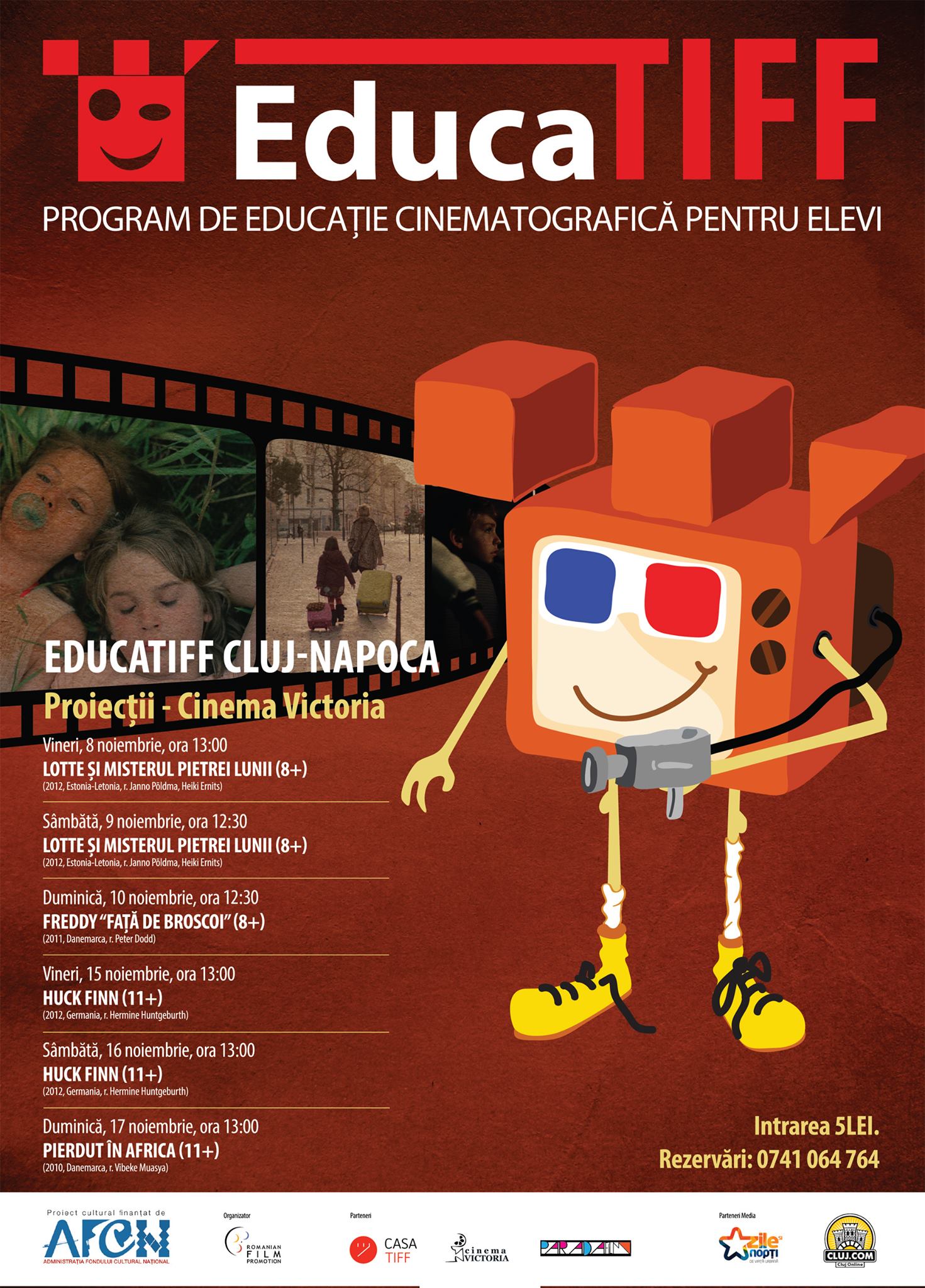 8-17.11 – Proiectii de film EducaTIFF la Cinema Victoria