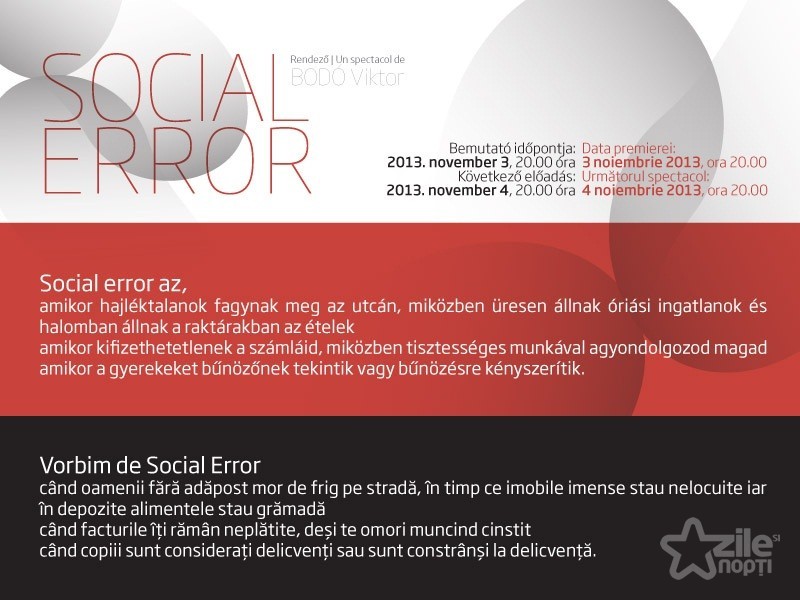 Teatru Social Error