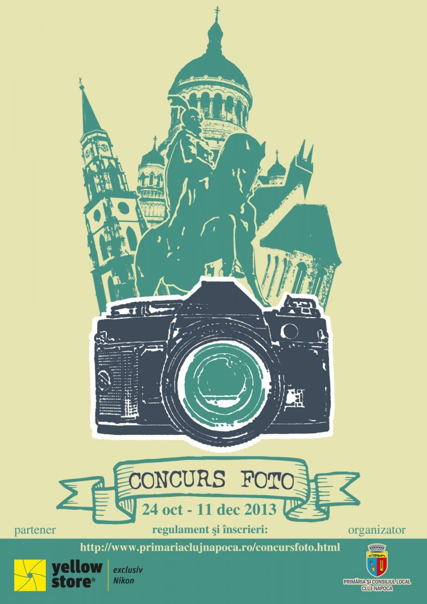 11.12 – S-au prelungit inscrierile la Concursul foto  “Cluj-Napoca – Oraşul comoară” 2013