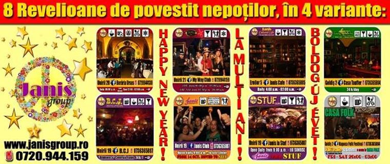 Grupul Janis vă invită la cele mai bune OPT REVELIOANE 2014