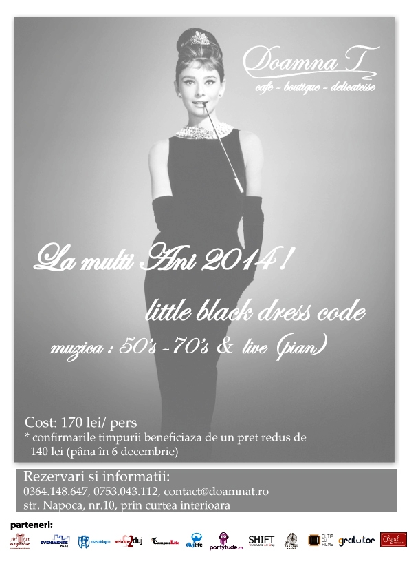 La multi ani, 2014! Little Black Dress – Revelion tematic in Doamna T