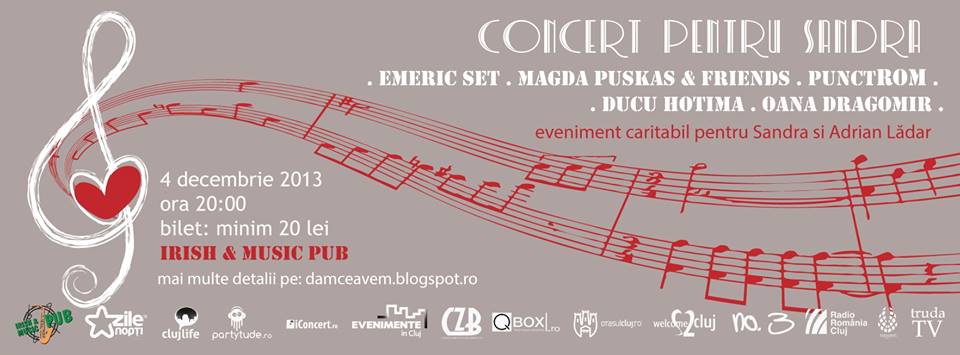 4.12 – Concert caritabil pentru Sandra in Irish Music Pub