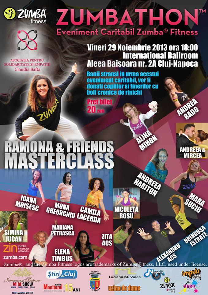 29.11 – Maraton de zumba in scop umanitar la Cluj