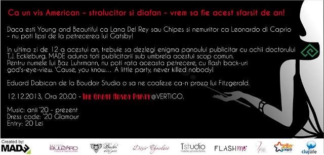12.12 – The Great ADsby! Party @Vertigo