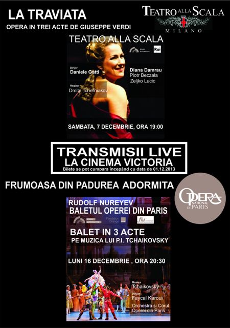 16.12 Opere celebre, live la Cinema Victoria