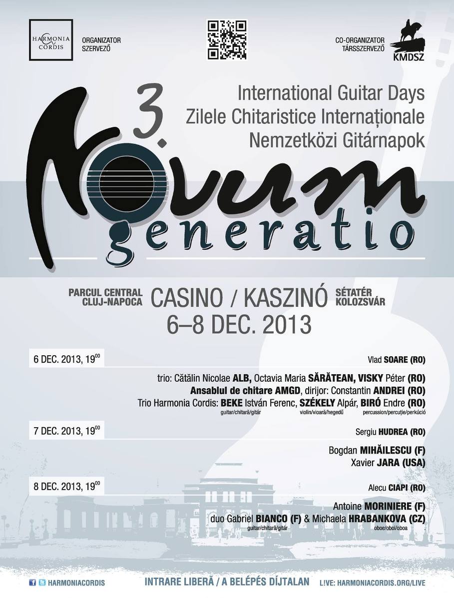 6-8.12 – Zilele Chitaristice Internationale 2013 la Cluj