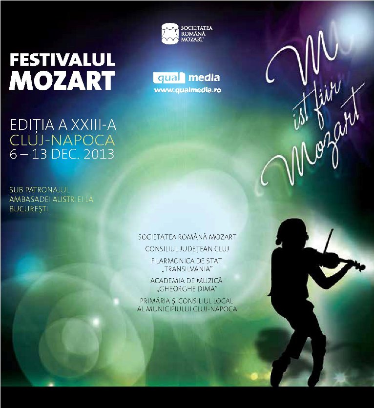 6-13.12 – Incepe Festivalul International Mozart 2013. Program