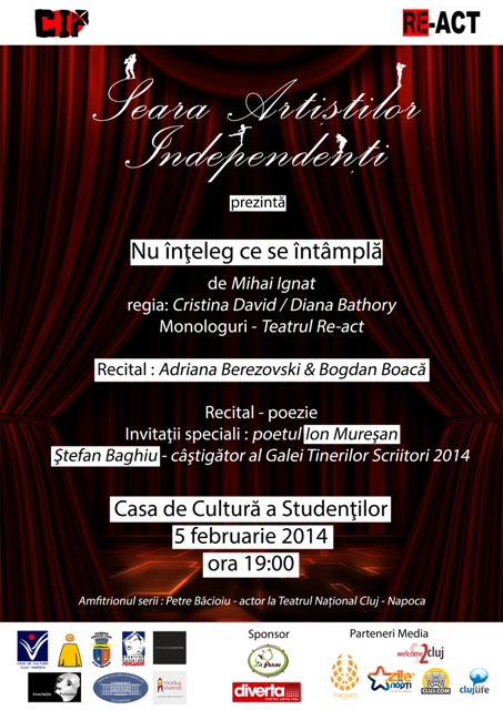 5.02 Seara artiștilor independeți, adică teatru, muzică și cel mai valoros poet contermporan clujean