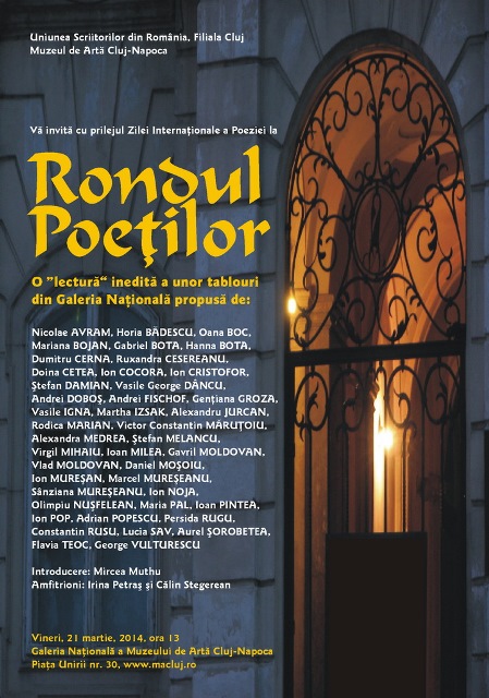 21.03 Rondul poeţilor la Muzeul de Artă. Tablourile devin sursă de inspiraţie pentru poeţii contemporani