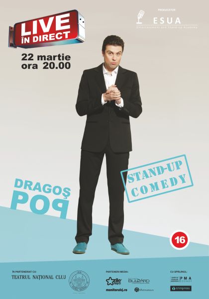 22.03 Stand-up comedy la Teatrul Naţional