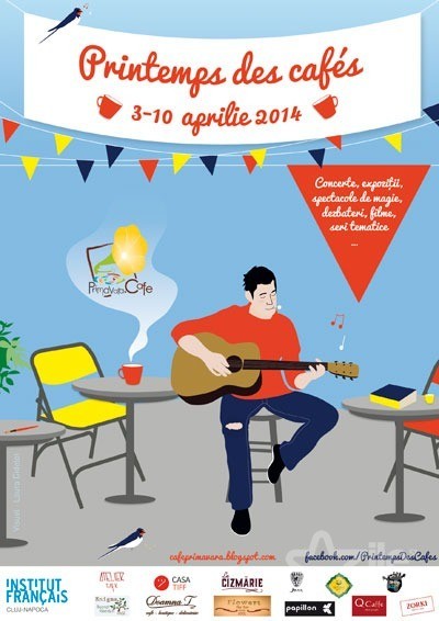 8.04 – 10.04 Evenimente speciale la Primăvara cafenelelor