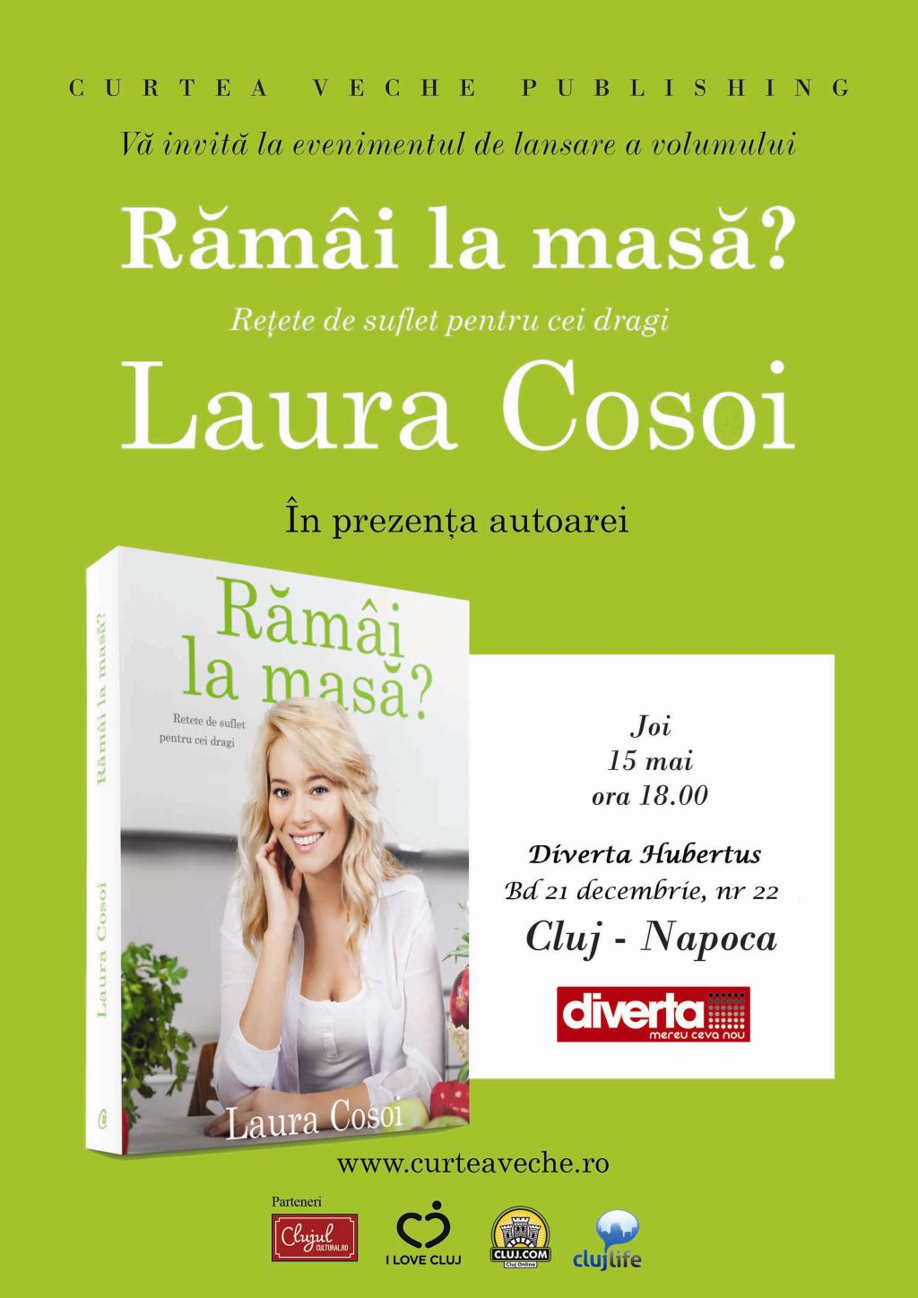 15.05 Laura Cosoi la Cluj