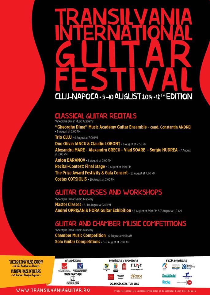 05.08–10.08  Transilvania International Guitar Festival