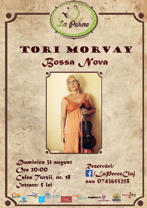 31.08 Seară de bossa nova cu Tori Morvay- vioară