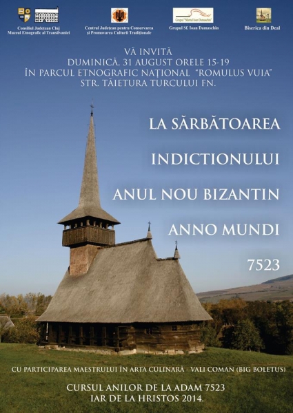 31.08 Anul nou bizantin – Parcul Etnografic “Romulus Vuia”