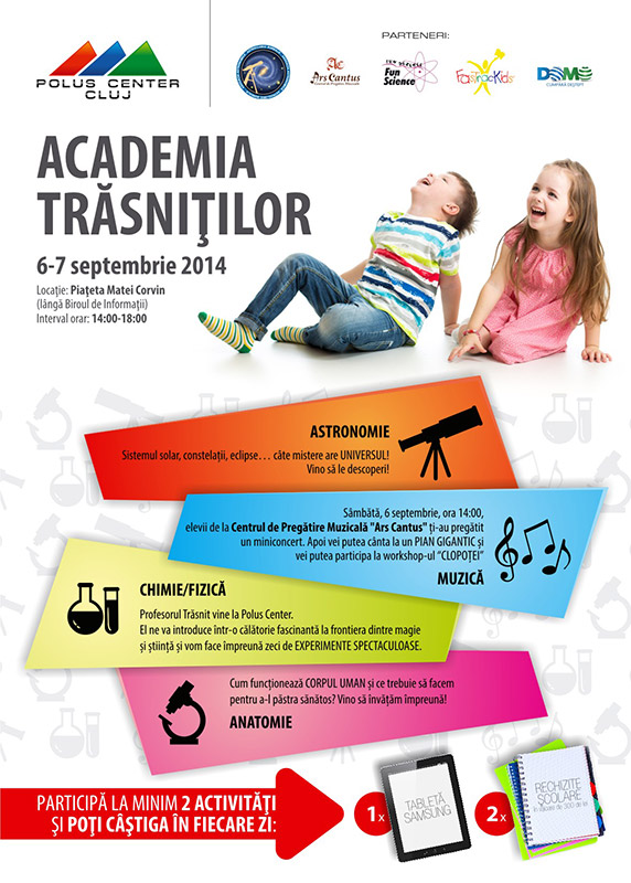 06.09-07.09 Academia Trăsniților la Polus Center Cluj