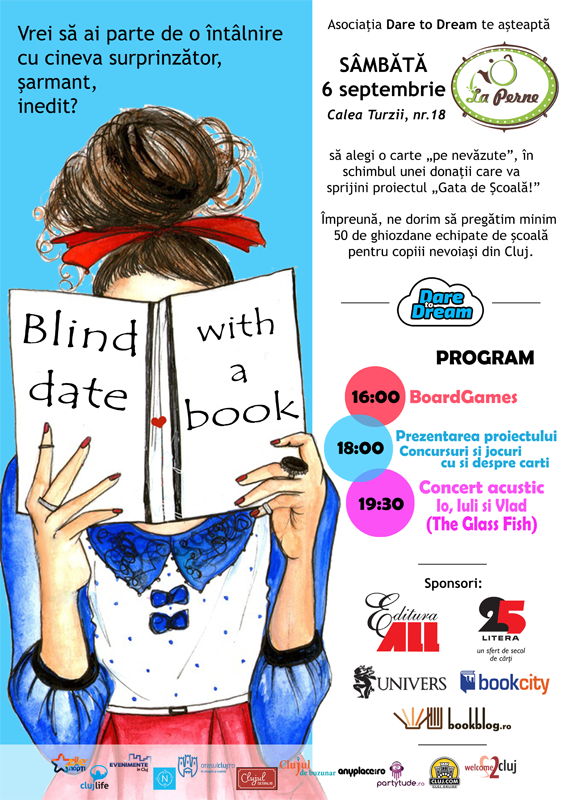 06.09 Eveniment caritabil inedit la Cluj: „Blind Date with a Book”