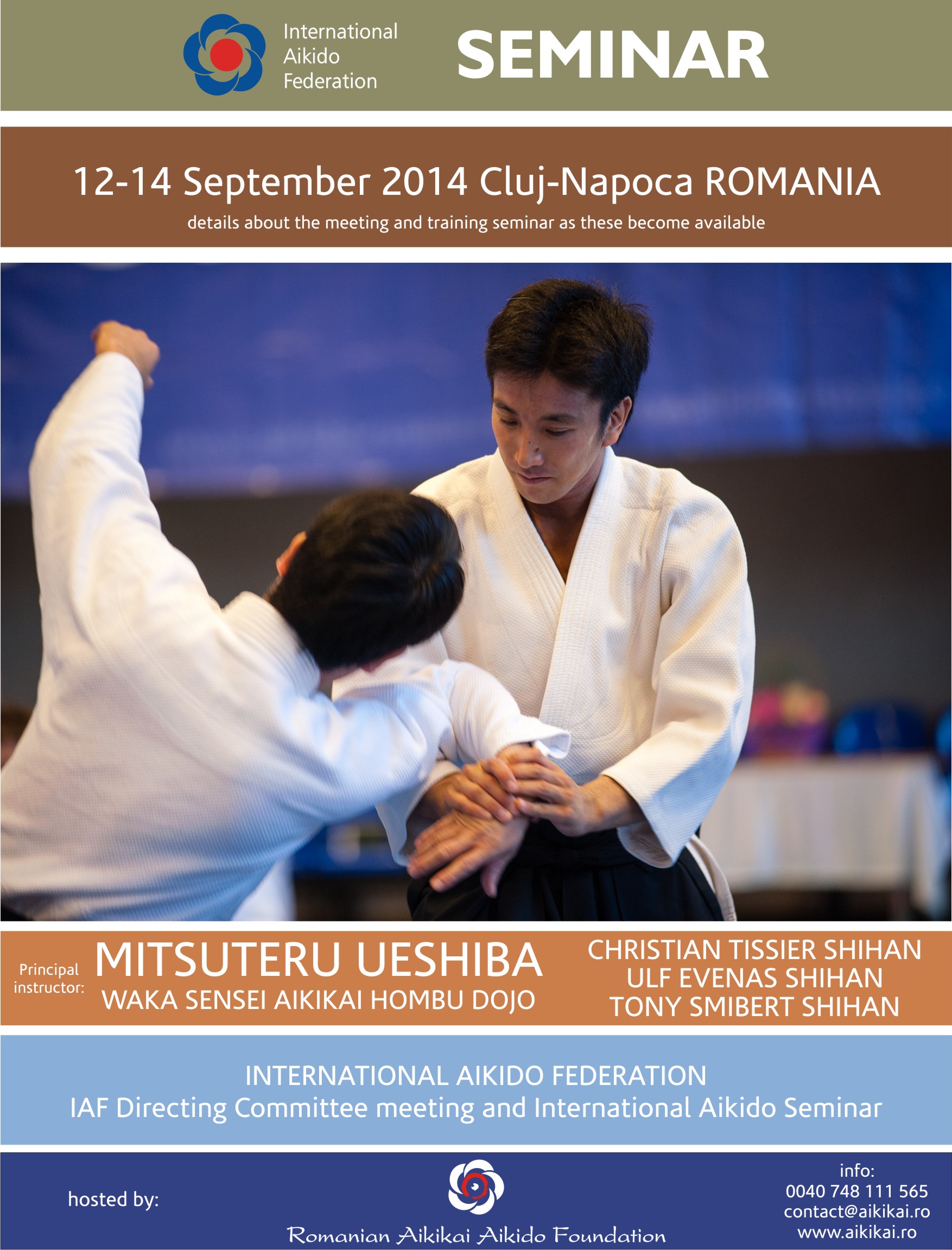 12.09-14.09 Seminarul International de Aikido