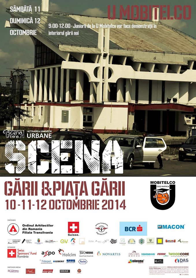 10.10-12.10 Scena Urbană dă viaţă Gării Cluj