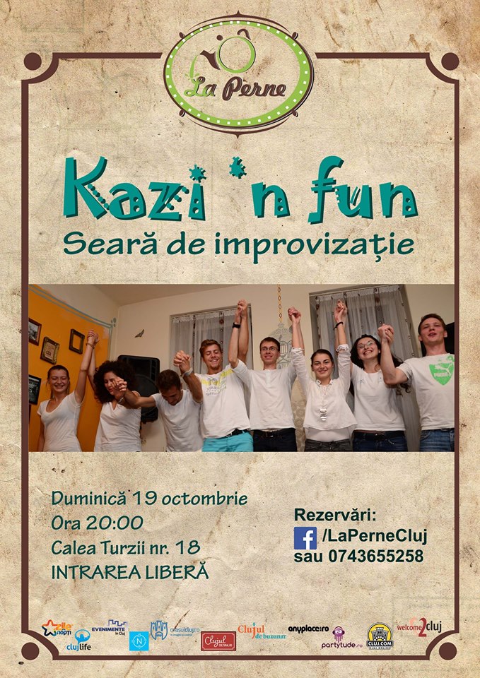 19.10 KAZI N’ FUN – Seară de improvizație
