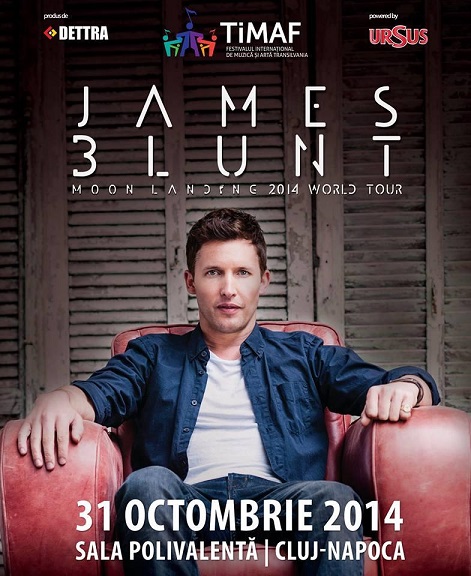 31.10 Concert James Blunt in cadrul TiMAF 2014