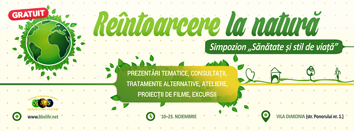11-23.11 Simpozion: ”Sănătate și stil de viață”