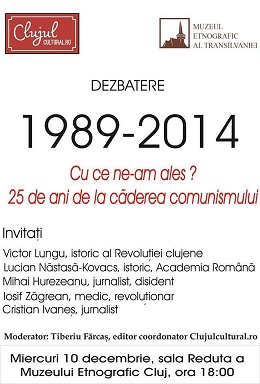 10.12 Dezbatere dedicată Revoluției din 1989