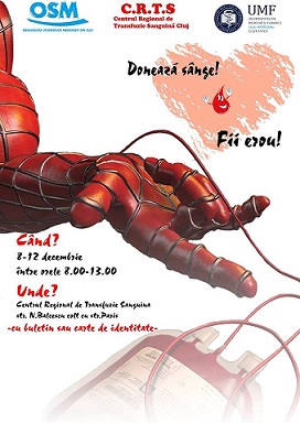 09.12 Donează sânge. Fii erou!