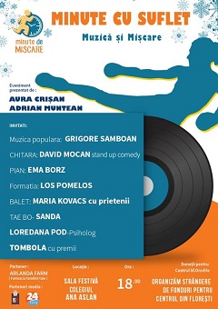 10.12 “Minute cu suflet, muzica si miscare” – eveniment caritabil