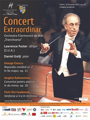 16.01 Concert Extraordinar – dirijor Lawrence Foster (S.U.A.)