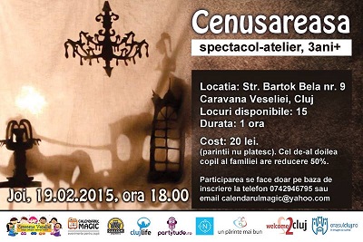 19.02 Cenușăreasa – spectacol-atelier