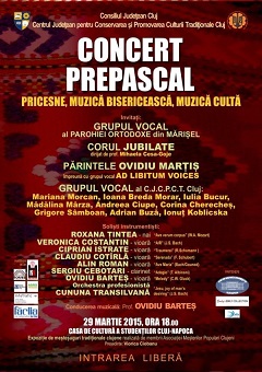 29.03 Concert prepascal