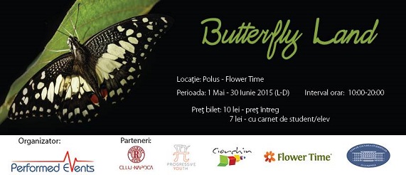 01.05-30.06 Expoziție de fluturi tropicali
