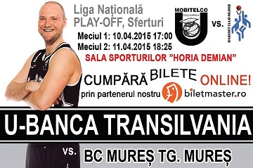 10.04 U Banca Transilvania vs. BC Mures