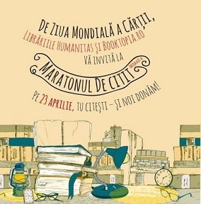 23.04 Ziua internațională a Cărții cu un Maraton de citit