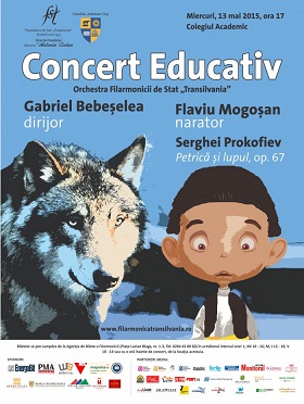 13.05 Concert educativ: Petrică și lupul