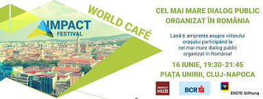 16.06 World Cafe – ”Tu cum vezi viitorul Clujului?”