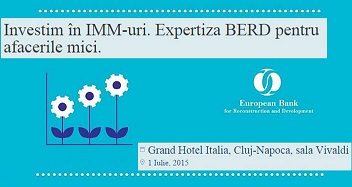 01.07 Investim în IMM-uri. Expertiza BERD pentru afacerile mici