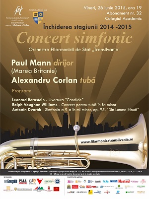 26.06 Concert Simfonic sub bagheta dirijorului Paul Mann