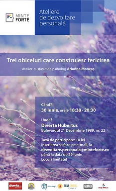 05.07 Trei obiceiuri care construiesc fericirea