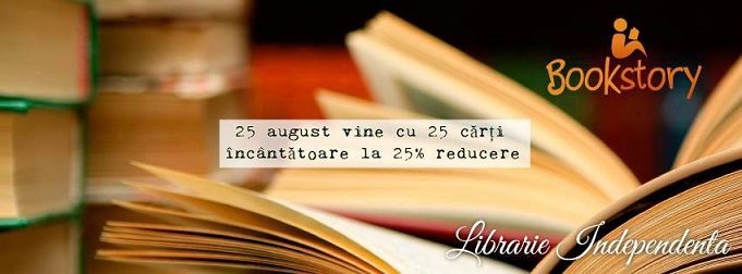 25.08 Reducere de 25% la 25 cărți încântătoare