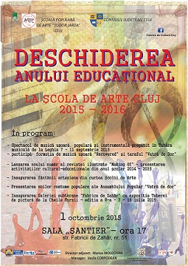 01.10 Deschiderea noului an educațional al Școlii Populare de Artă
