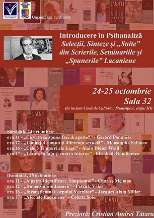 24-25.10 Introducere în Psihanaliză