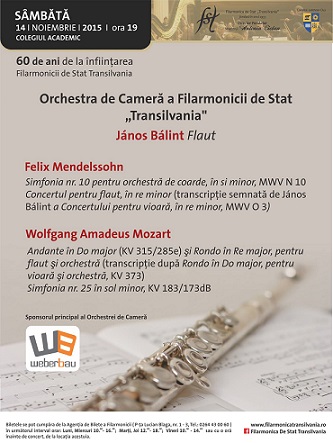 14.11 Orchestra de Cameră a Filarmonicii “Transilvania”