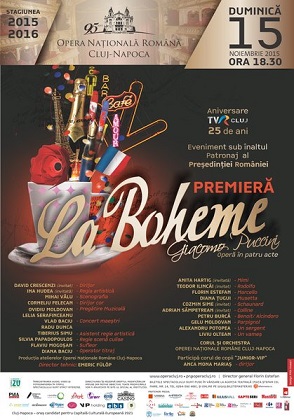 15.11 Premiera extraordinară La Bohème