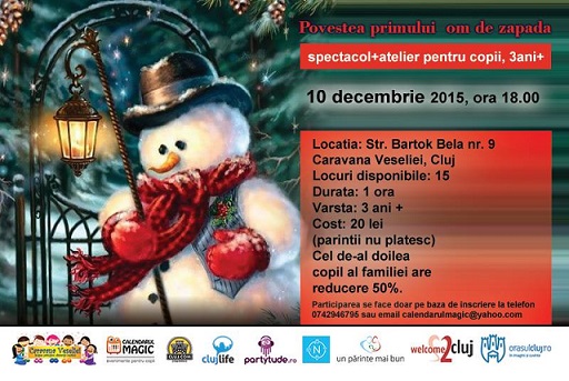 10.12 Spectacol-atelier: Povestea primului om de zăpadă